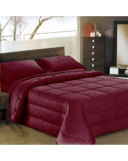 DUVET Edredon Ines BORDEAUX