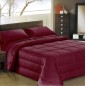 Trapunta Invernale Matrimoniale in raso di cotone Ines GFFerrari colore BORDEAUX