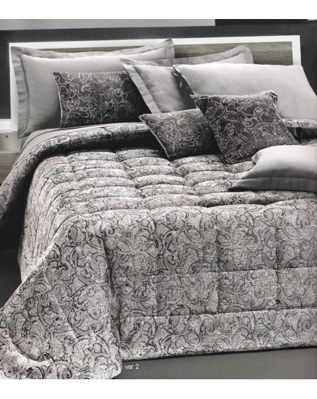 Beadspread bed-cover in satin jacquard Milena