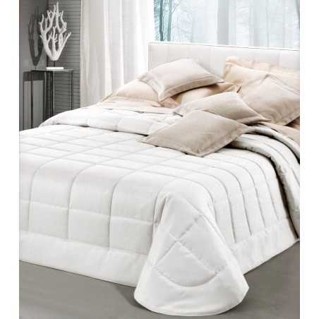 Cubre IN RASO JACQUARD blanco Dalila