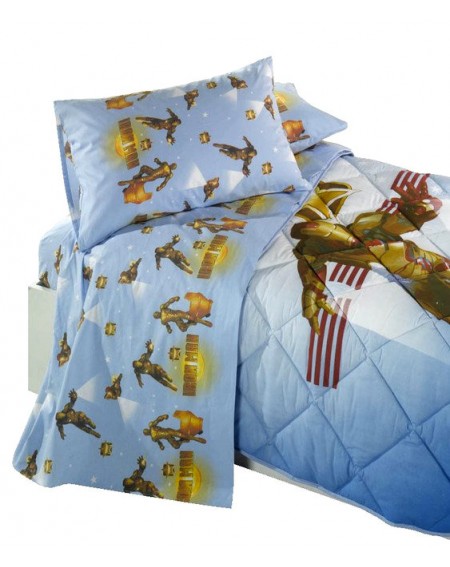 Juegos de sábanas para cama individual Iron Man