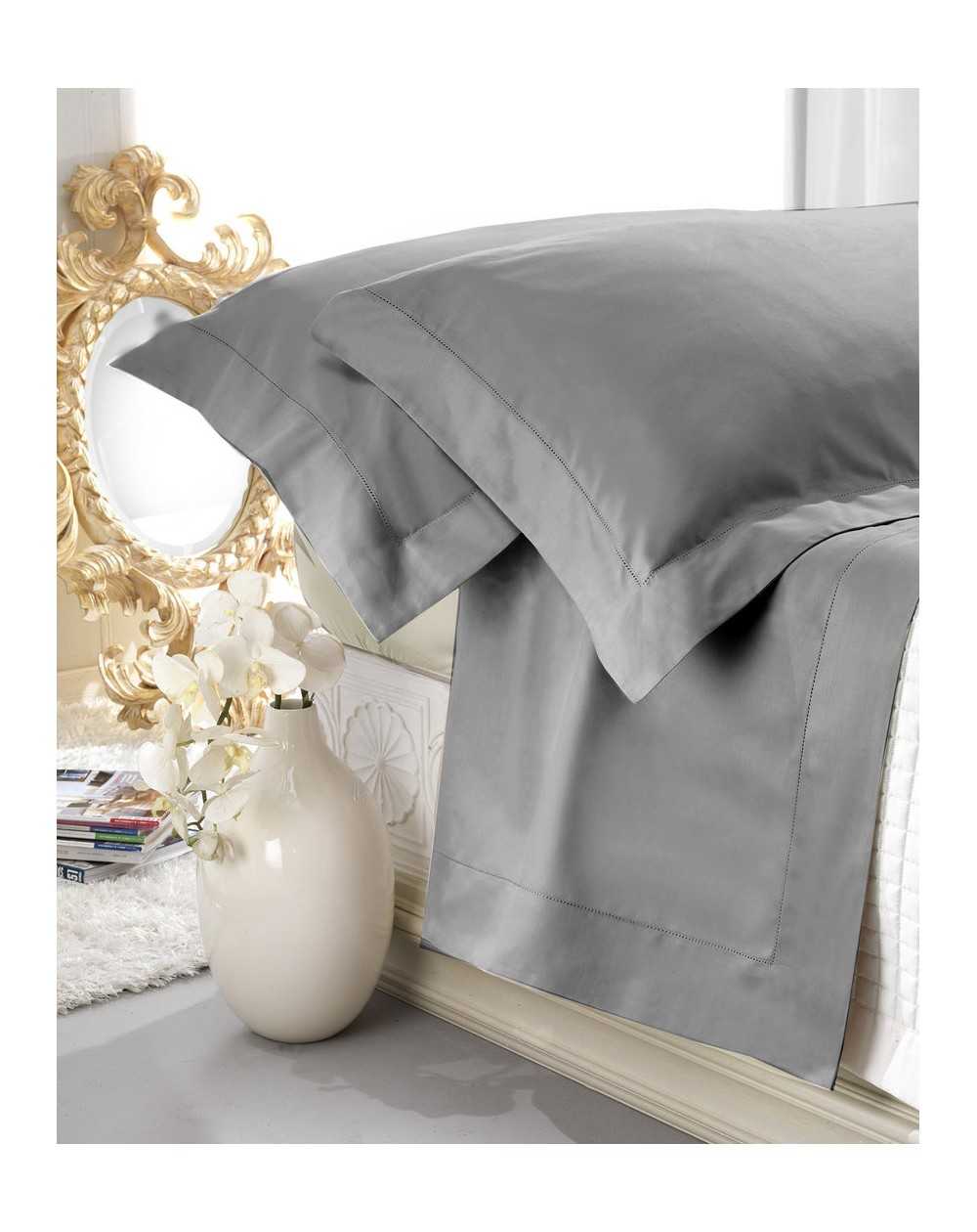 Cotton Sateen super king Sheet Set, Grey