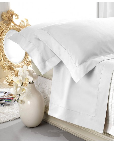 Cotton Sateen super king Sheet Set, white