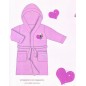 Accappatoio Puffo Baby Girl Colore Lilla Tg 0/2 4/6 anni Bassetti