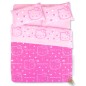 Garnitur Bettbezug einzelbett maße Hello Kitty Out Line Baumwolle 100%