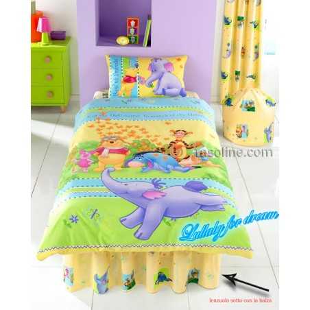 Bettlaken einzelbett maße Winnie The Pooh Heffalump