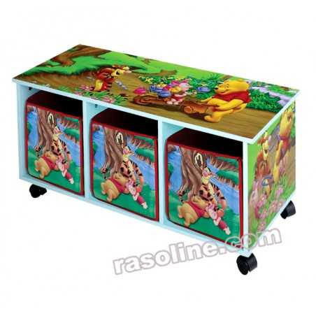 Cassettiera Con Rotelle Winnie The Pooh Disney