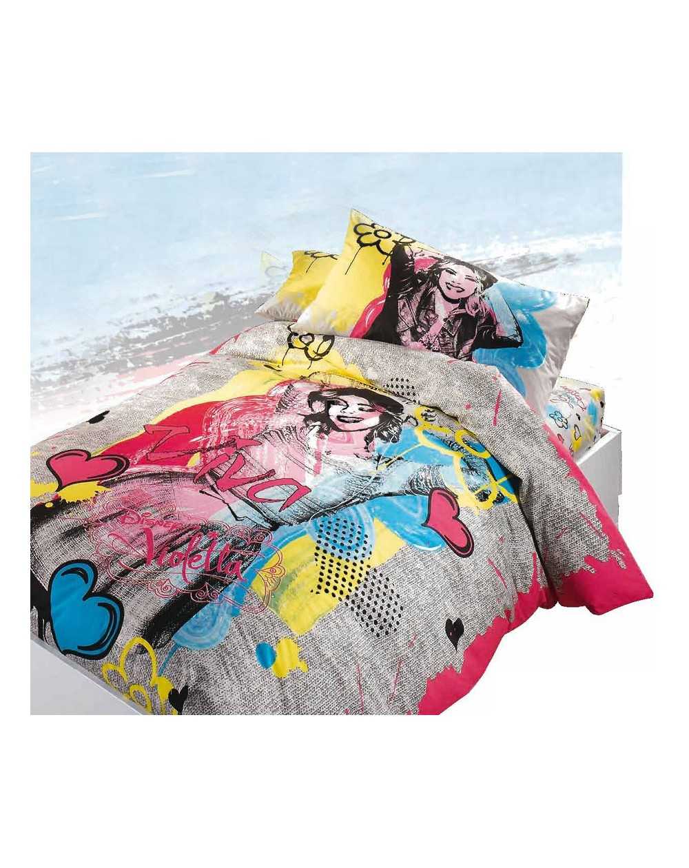 HOUSSE DE COUETTE PARURE Violetta Pop DISNEY