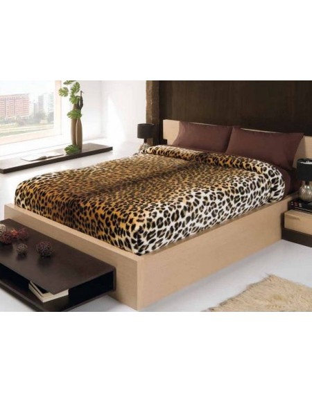 Bettüberwürfe - decke doppelbett Leopard