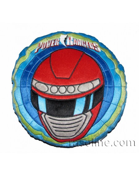 CUSCINO DECORATIVO ROTONDO IN PELUCHE POWER RANGERS OPERATION OVERDRIVE 32 cm