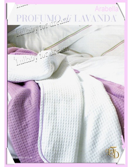 Copriletto Matrimoniale Jacquard "Arabella" Gabel Lilla - Profumo Di Lavanda