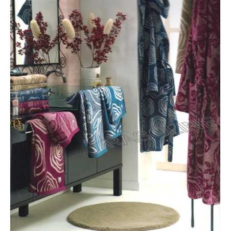 Accappatoio con Cappuccio Jacquard colore Sabbia Enrico Coveri "Morena"