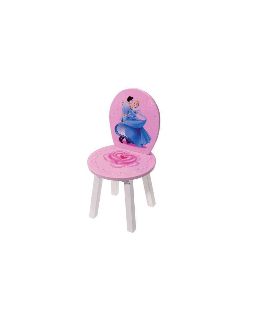Sedia "Principesse" Dancing Bell, Cenerentola, Biancaneve, Bella Adormentata Disney