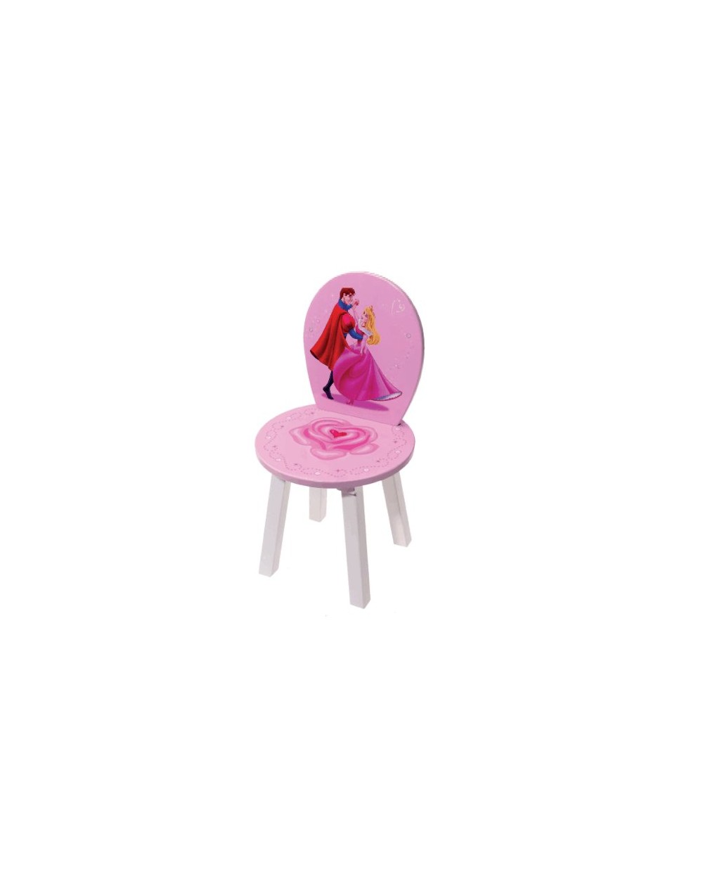 Sedia "Principesse" Dancing Bell, Cenerentola, Biancaneve, Bella Adormentata Disney