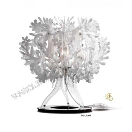 Lampada Da Tavolo Appoggio Fiorellina Slamp Bianco