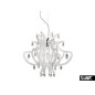 Pendelleuchte Lillibet Mini Col. Weiß Slamp Con 42 Cristalli