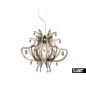 Pendelleuchte Lillibet Mini Col. Fume' Slamp Con 42 Cristalli
