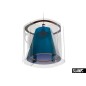 Lampadario Lampada A Sospensione New Harris Slamp Colore Azzurro Aquamarine