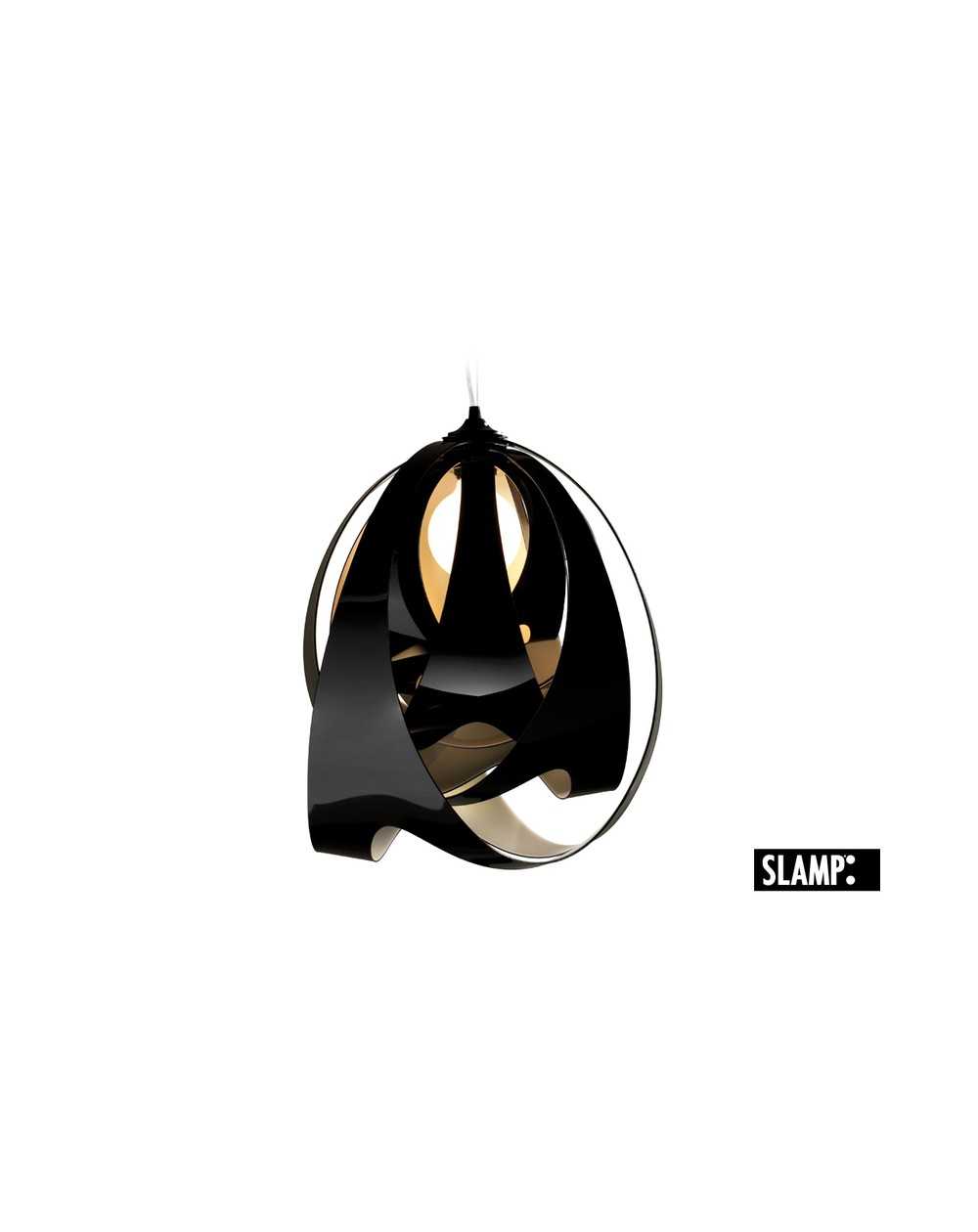 Pendelleuchte Goccia Schwarz Slamp