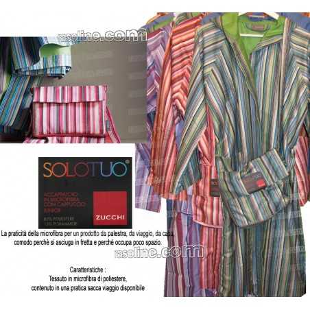 Accappatoio In Microfibra Zucchi Solo Tuo verde per ragazzi