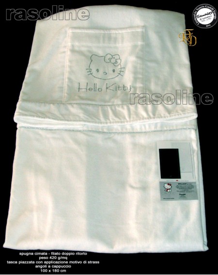 TELO MARE GRANDE HELLO KITTY BRILLIANT ORIGINALE SANRIO