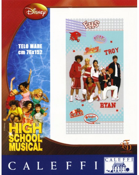 TELO GRANDE MARE PISCINA BAGNO HIGH SCHOOL MUSICAL DISNEY CALEFFI