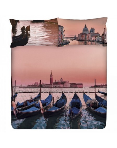 Duvet Set cover a fitted sheet and two pillow cases VENEZIA