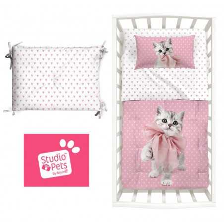 Edredón y protector de cuna Pets By Mirna