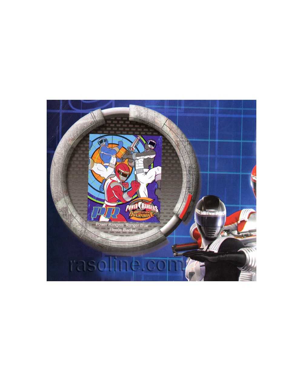 PLAID GRANDE IN MORBIDO PILE POWER RANGERS OPERATION OVERDRIVE 130 x 170 cm