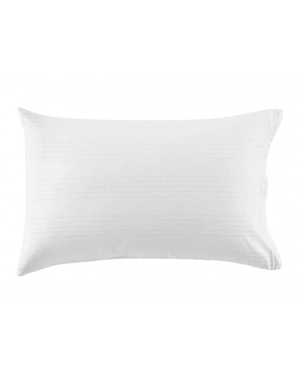 Copri-guanciale In Cotone Sanfor Copricuscino Sonni Bianco Bassetti