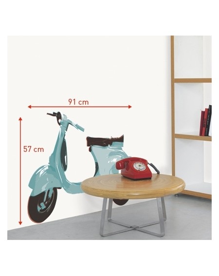 Wall sticker HOMESTICKERS® Collector Vespa 91 x 57 cm