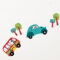 Stickers Kids Les voitures,Sticker mural pour enfants - camion de pompiers, bolides, voiture de poli