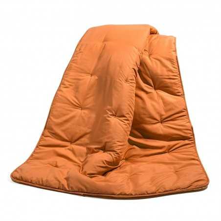 Tartán plaid Scaldotto Kim double face naranja