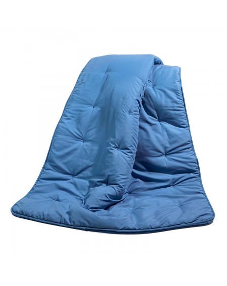 Tartán plaid Scaldotto Kim double face azul