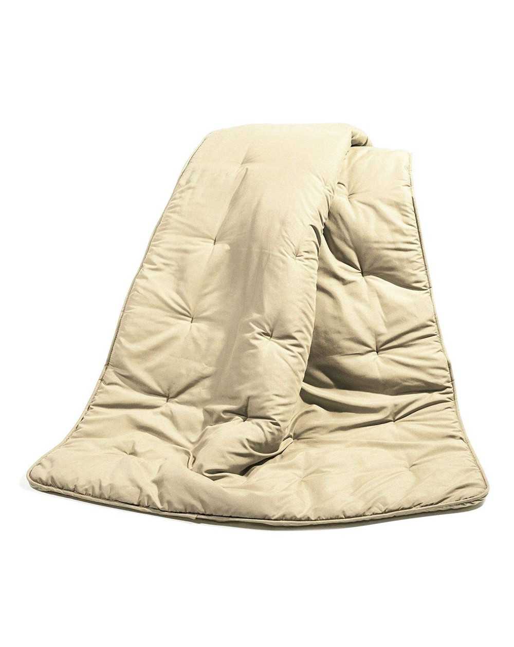 Scaldotto Modern Caleffi Kim double face in microfibra bicolore Vaniglia Avorio