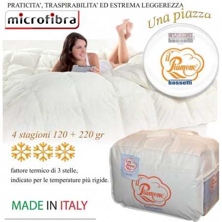 4 SAISONS Édredon de Microfiber Bassetti lit 1 personne