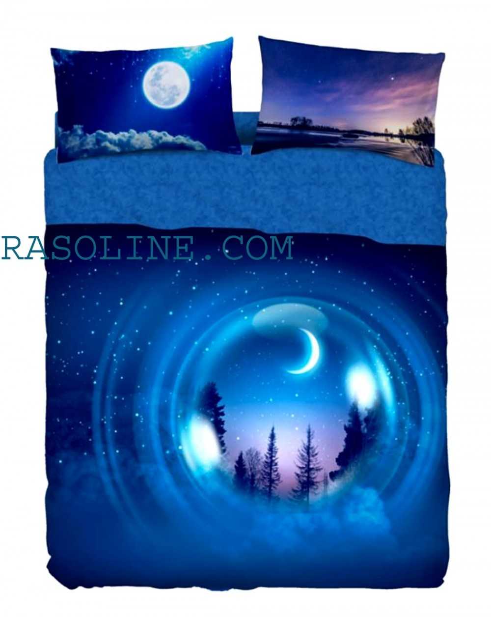 DRAPS DEUX PLACES DRAP DESSOUS AVEC LES COINS ELASTIQUES DEUX TAIESE BUBBLE DREAM BASSETTI