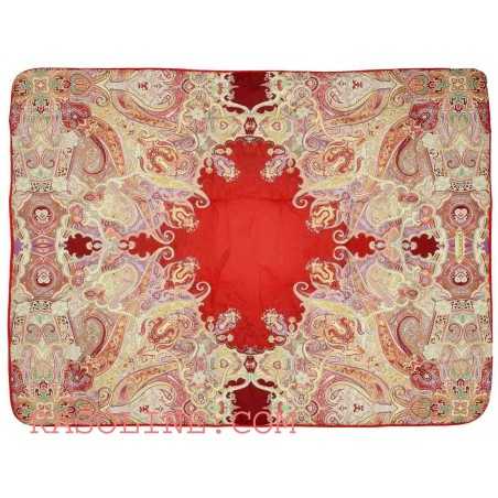 Plaid Scaldotto Kasmir Bordeaux Caleffi