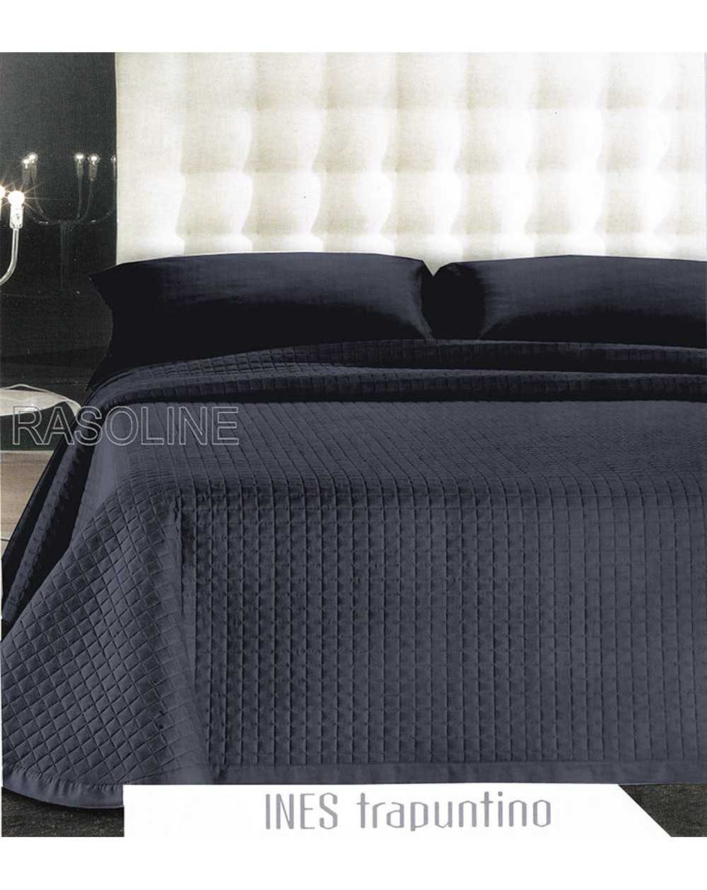 Bedspread Satin Ines GF Ferrari satin blue