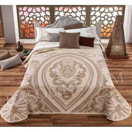 Cubrecama reversible de tejido jacquard Persia