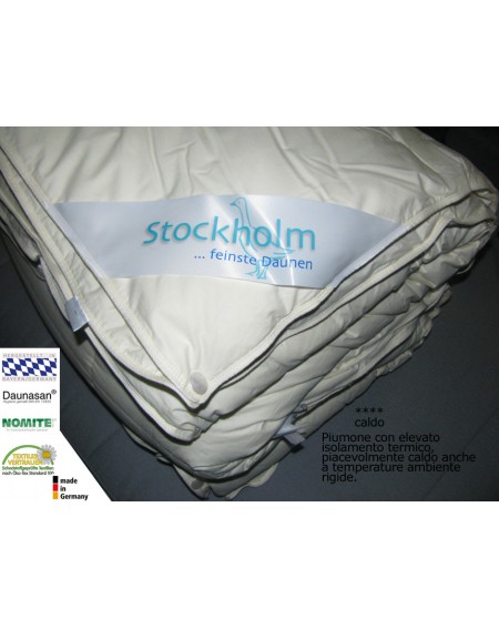 QUATTRO STAGIONI PIUMINO PIUMA D'OCA DUETTO PER LETTO SINGOLO STOCKHOLM BY "Böhmerwald"