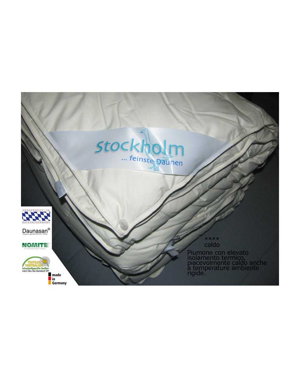 QUATTRO STAGIONI PIUMINO PIUMA D'OCA DUETTO PER LETTO SINGOLO STOCKHOLM BY "Böhmerwald"