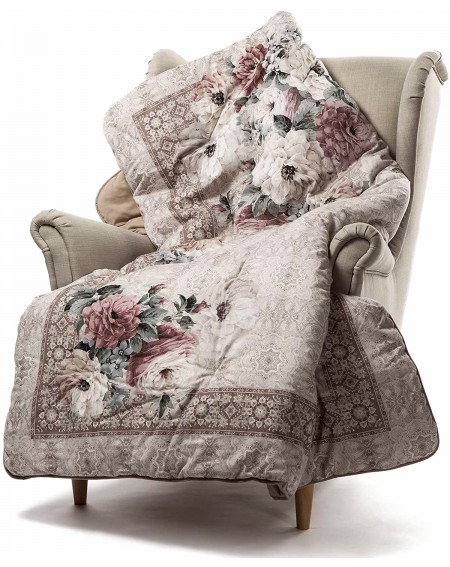 Tartán plaid Scaldotto Royal Gris Paloma