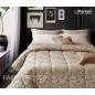 Couette d'hiver pour lit double Flower Taupe Jacquard Satin