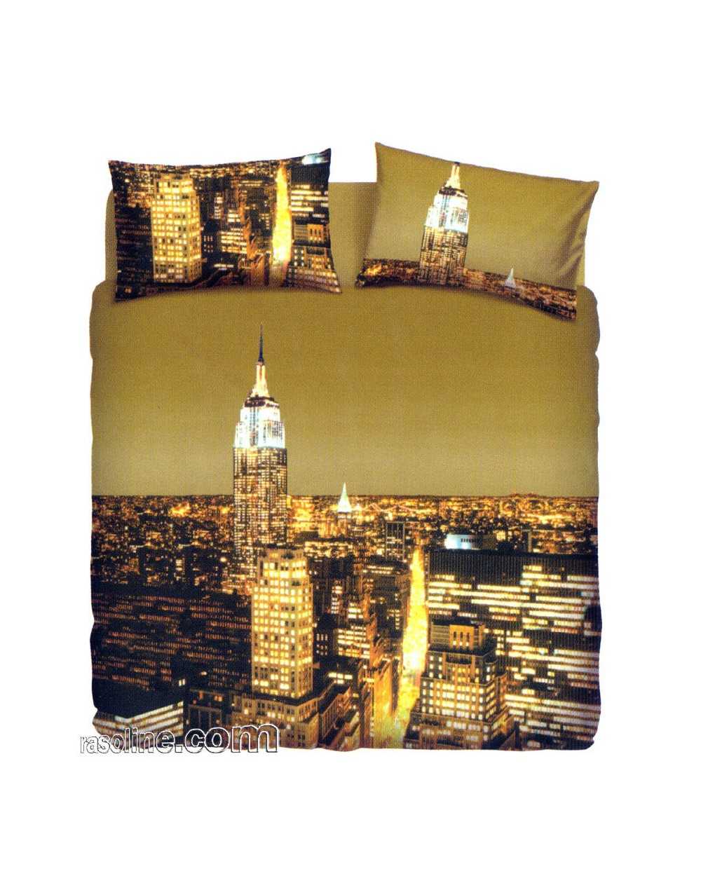 Juego completo para cama individual Funda nordica New York Bassetti