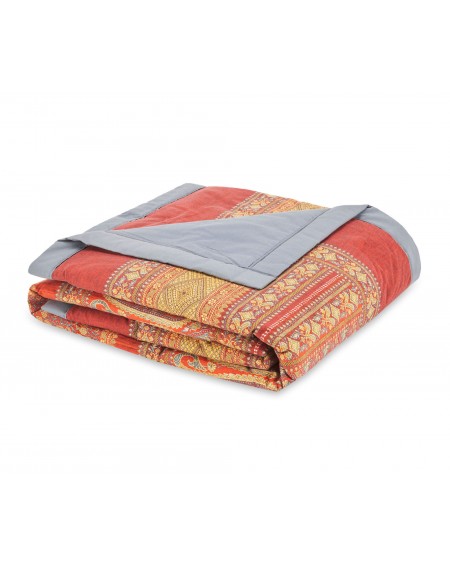 Granfoulard Bassetti Plaid Imbottito Piazza Ducale Rosso