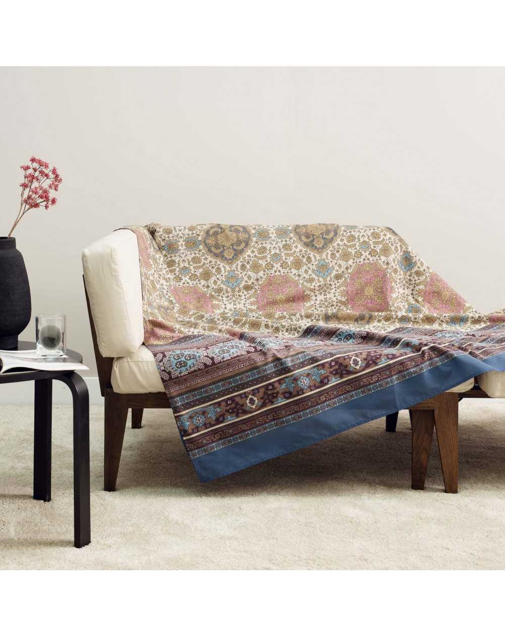 Furnishing throw San Marco beige Granfoulard Bassetti 180 x 270 cm