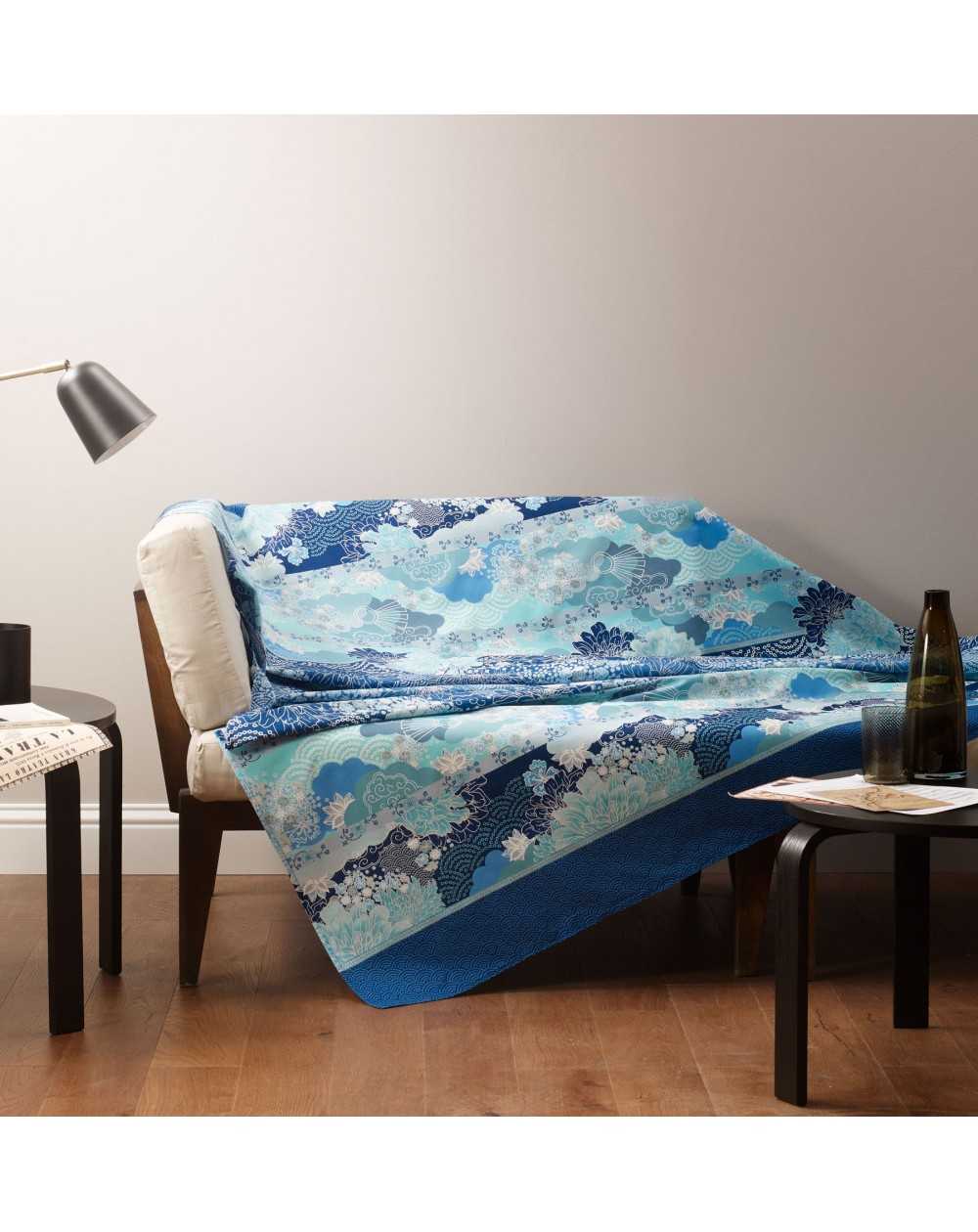 Furnishing throw Madama Butterfly b1 Granfoulard Bassetti 180 x 270 cm