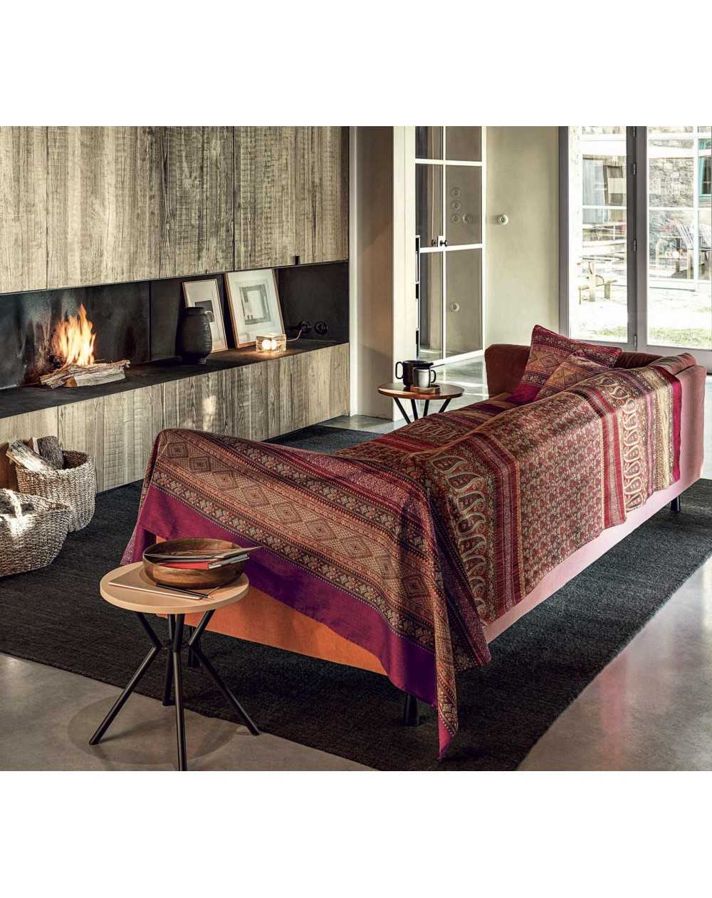 Telo Arredo Copridivano Copriletto Piazza Ducale R1 270x270cm Granfoulard Bassetti
