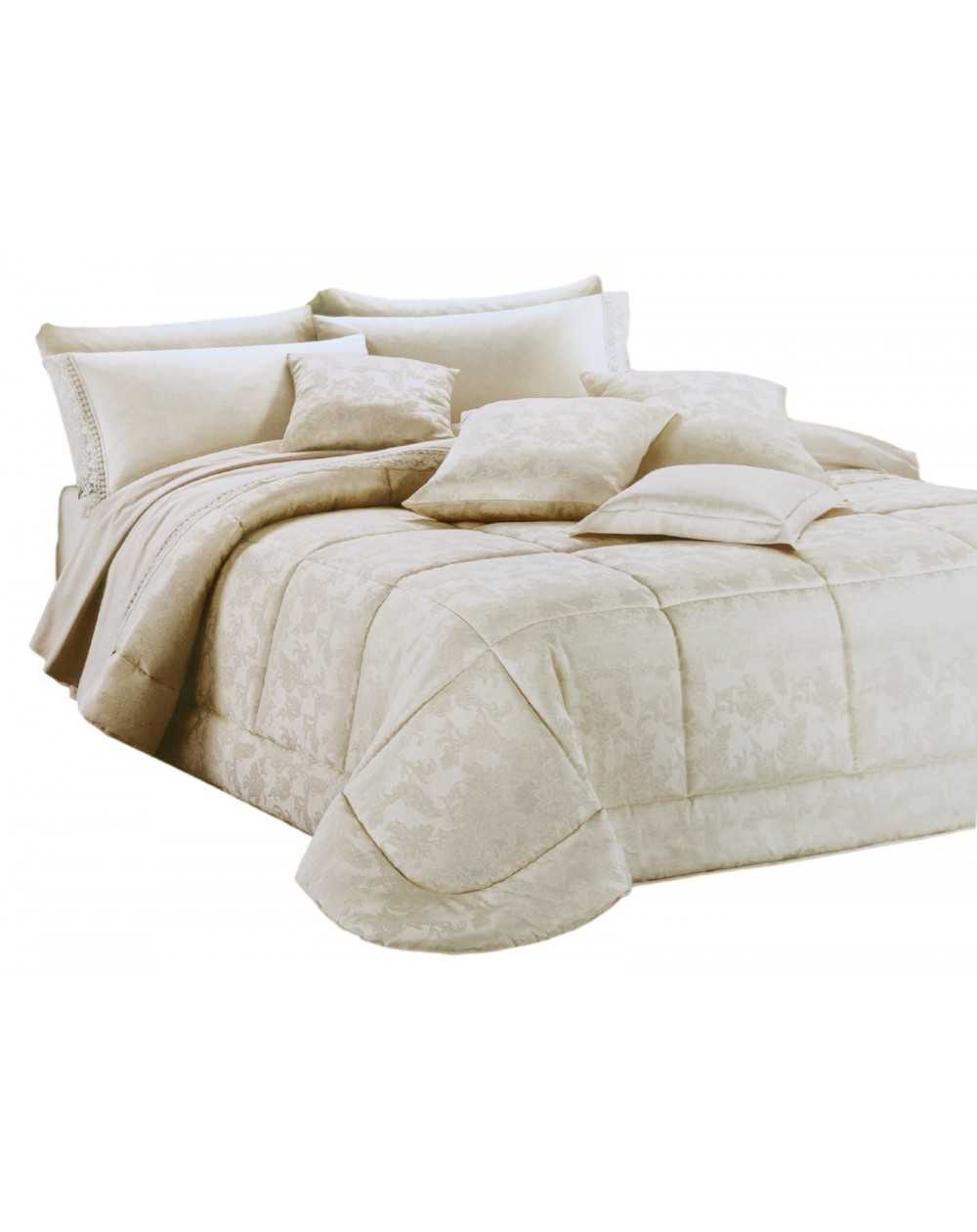 Trapunta Invernale Matrimoniale Piumone Kelly Jacquard stile Barocco GFF